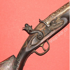 Afghan flintlock pistol of the 19th century