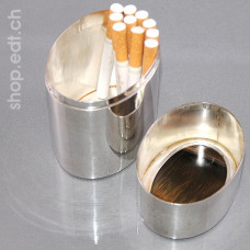Sterling silver Art-Deco style cigarette case