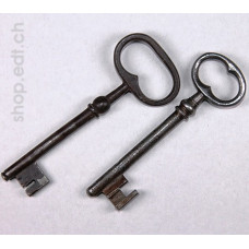 Pair of antik iron keys of the 19th century