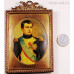 Portrait of Napoleon Bonaparte on enamelled copper plate, 19th century