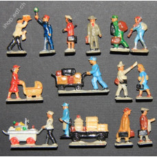 Marklin 404Ga 404Gb - lead figurines of the 50s - 60s (H0 - C-track)