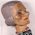 Quartet of wooden hand puppets from the guignol theatre, early 20th c.