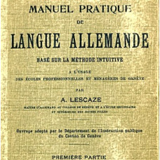 Manuel pratique de langue allemande - Atar Genève, 1914