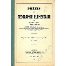 Précis de géographie élémentaire, 1936