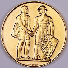 Gold medal 1353-1953, 600th anniversary of the joining of Bern to the Swiss Confederation, new coin