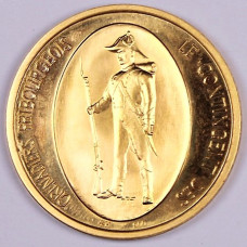 Le contingent des grenadiers fribourgeois 1965, gold medal, new 