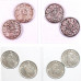 Lot of 20 Swiss coins of ½ franc (50 cts) in silver, years 1946 to 1948