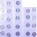 Lot of 106 Swiss coins of ½ franc (50 cts) in silver, years 1960 to 1963