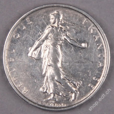 Semeuse 5 francs, année 1964 - Pièce en argent, TTB+