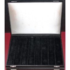 Presentation case for watches or jewels, black, in very good condition