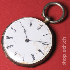 Silver 0.800 Swiss pocket watch - 1890-1910