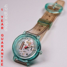 Transparent Taipo Quartz ladies' or kids' wristwatch, BRAND NEW !