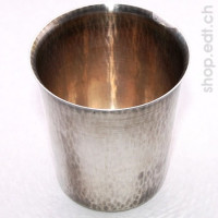 JEZLER Sterling silver timbale, completely hammered, 1960s