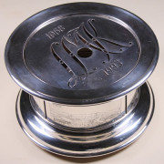 Réchaud à bougie Jezler en argent massif, poinçonné 925, en parfait état