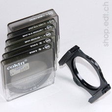 Cokin filter holder BA-400-A with 7 Cokin filters, S size (A series), in perfect shape