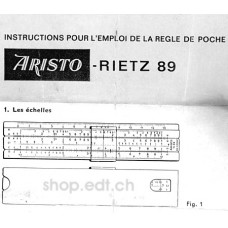 Aristo Rietz 89 - User Manual in French