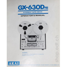 Akai GX-630D-pro - User Manual in english