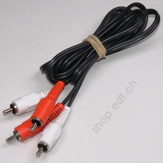 Audio cable with 4 cinch connectors