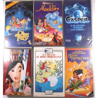 Collection 1 d'anciennes cassettes VHS de dessins animés