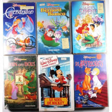 Collection 3 d'anciennes cassettes VHS de dessins animés