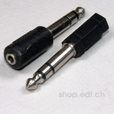 Hama 43368 pair of jack stéréo adapters 6,3 - 3,5 mm