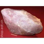 Bloc de quartz rose brut du Simplon